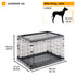 Cusca pliabila pentru caini Ferplast Superior Black 105 107 x 77 x h 73,5 cm